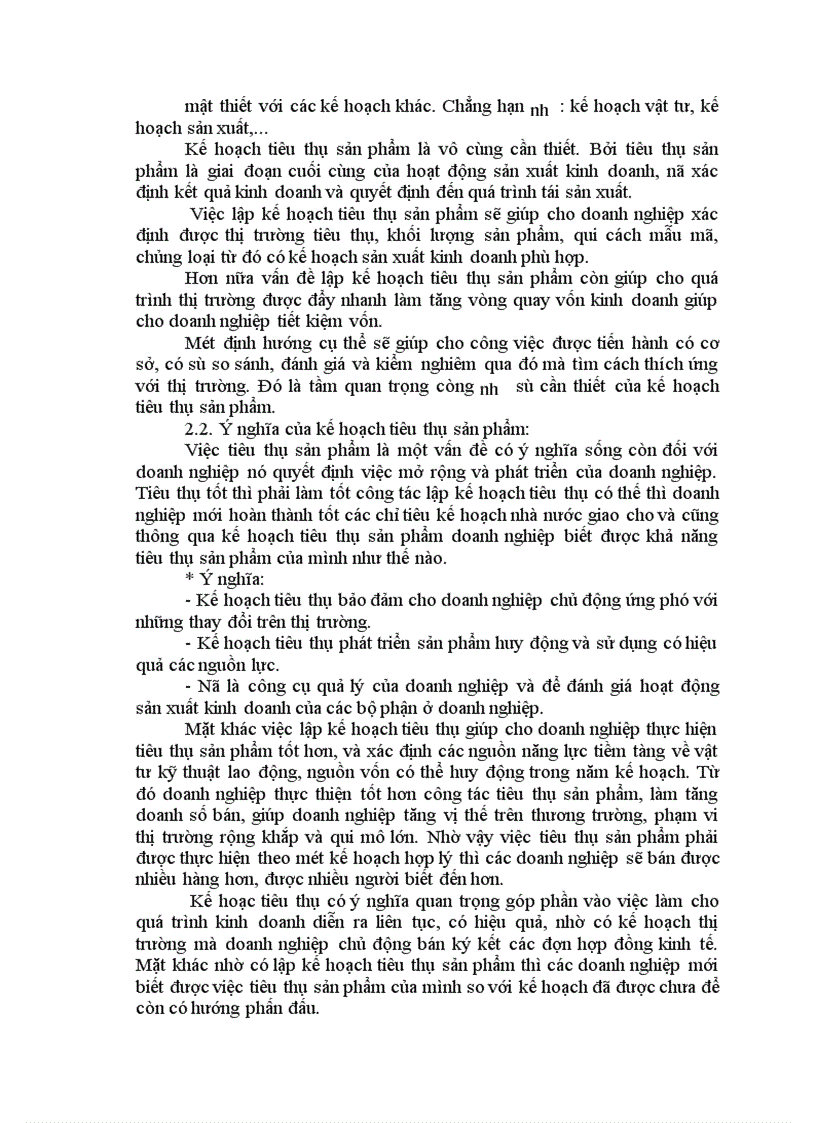 image for page Một số vấn đề về xây dựng và thực hiện kế hoạch về tiêu thụ sản phẩm công nghiệp của công ty xây lắp Vật tư Vận tải sông Đà 12 1