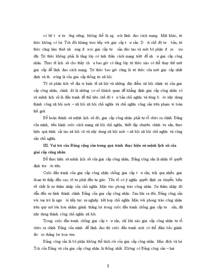 image for page Sứ mệnh lịch sử của giai cấp công nhân 1