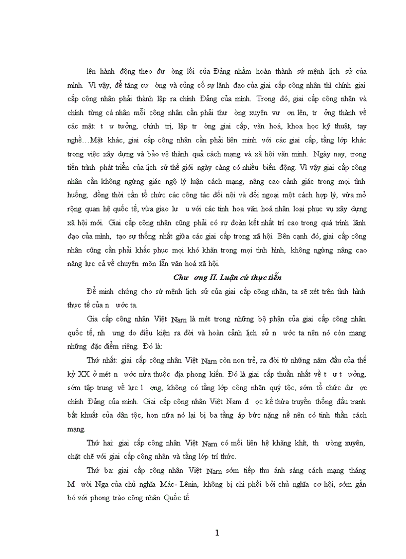 image for page Sứ mệnh lịch sử của giai cấp công nhân 1
