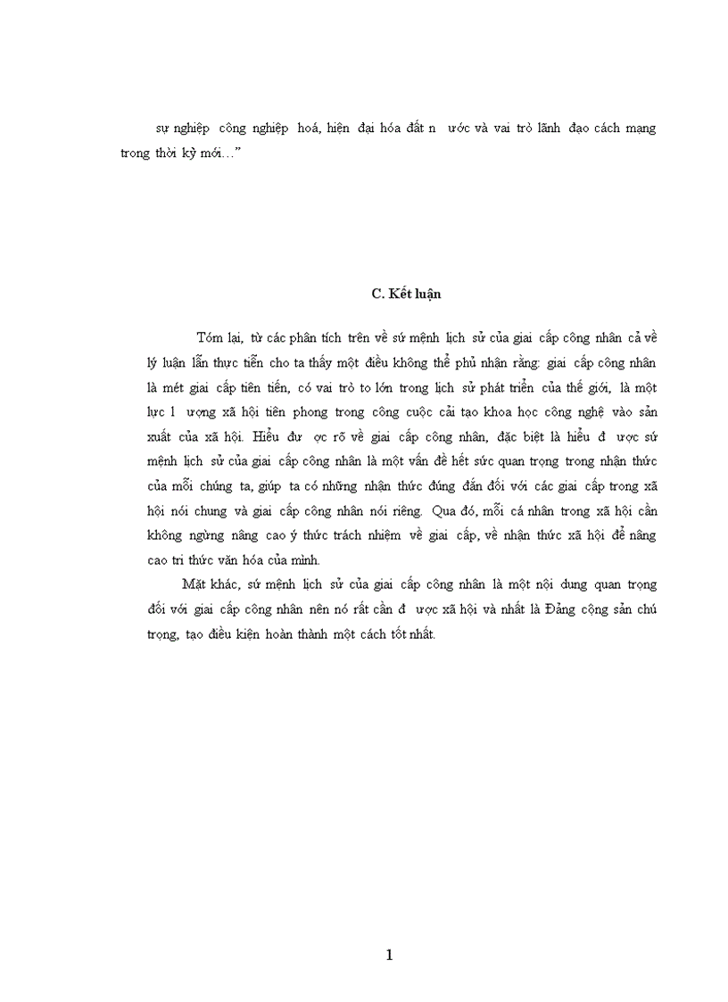image for page Sứ mệnh lịch sử của giai cấp công nhân 1
