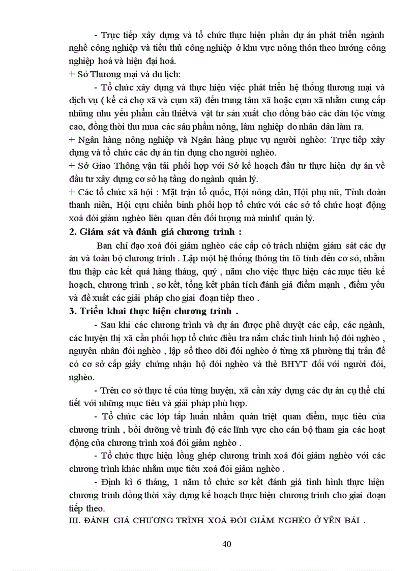 image for page Một số giải pháp nhằm đẩy mạnh chương trình xoá đói giảm nghèo tại Yên Bái 1