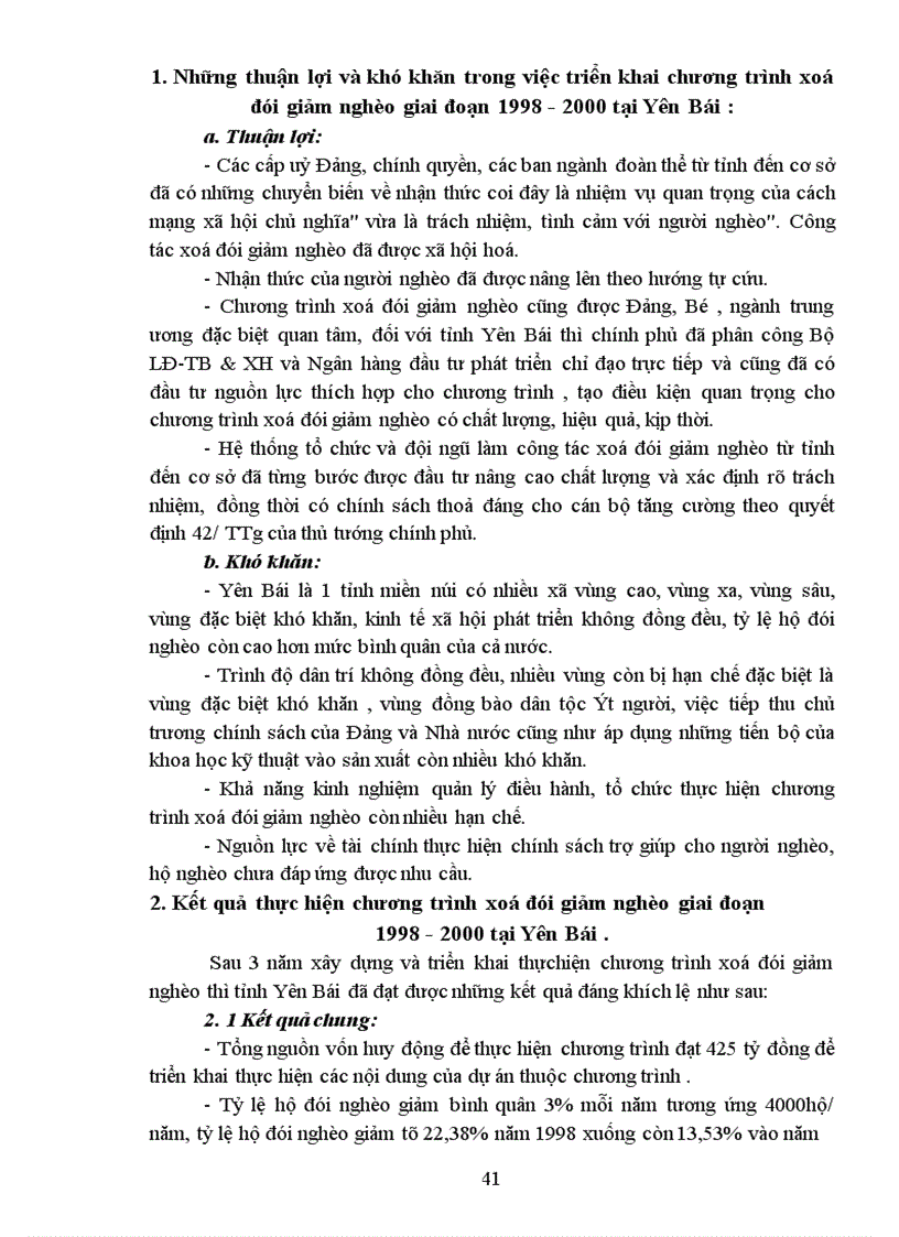 image for page Một số giải pháp nhằm đẩy mạnh chương trình xoá đói giảm nghèo tại Yên Bái 1