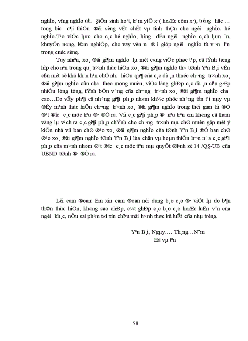 image for page Một số giải pháp nhằm đẩy mạnh chương trình xoá đói giảm nghèo tại Yên Bái 1