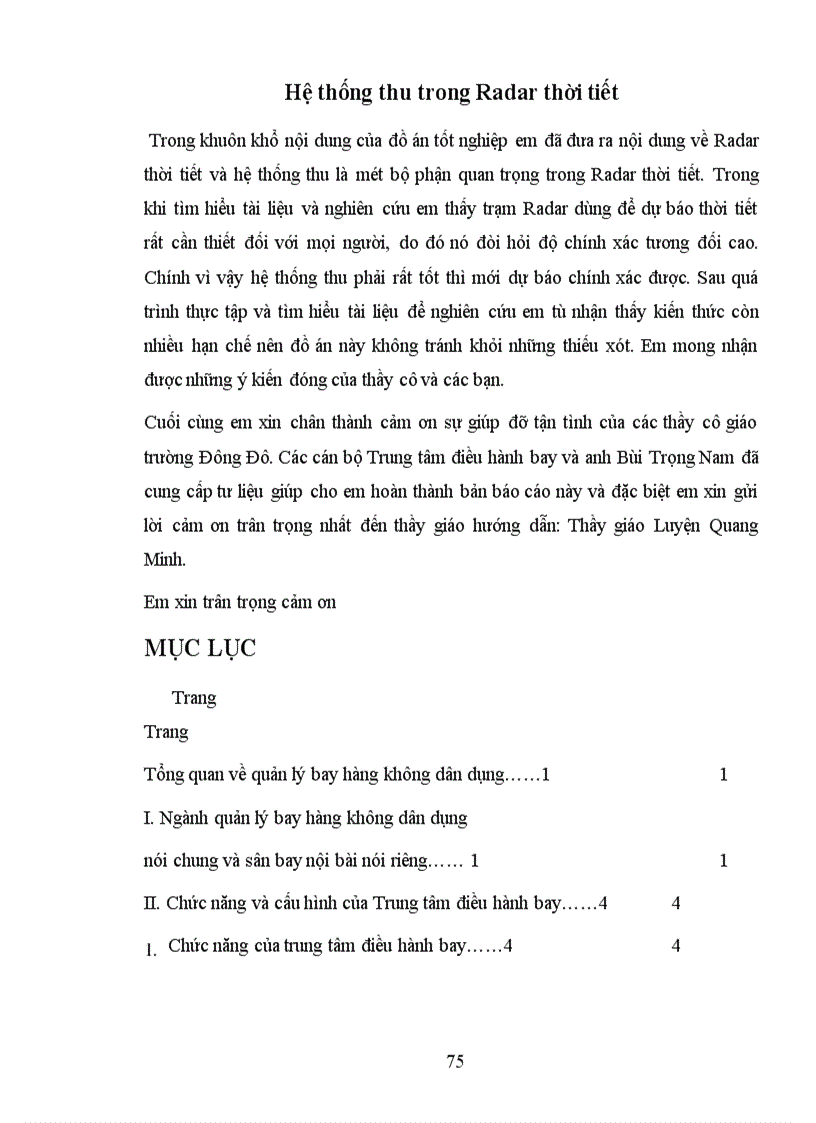 image for page Radar thời tiết và hệ thống thu