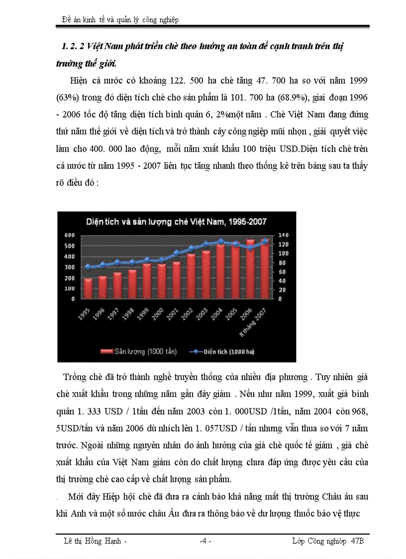 image for page Xây dựng ngành chè theo hướng an toàn tăng sức cạnh tranh trên thị trường