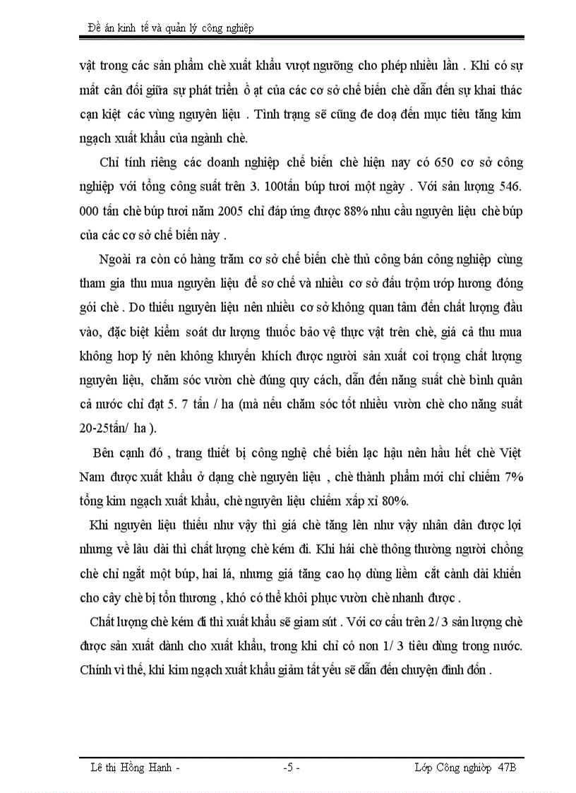 image for page Xây dựng ngành chè theo hướng an toàn tăng sức cạnh tranh trên thị trường