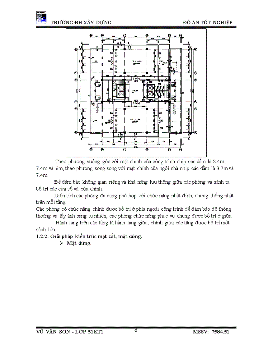 image for page Thiết kế tổ chức thi công công trình Nhà học chính A2 học viện công nghệ bưu chính viễn thông