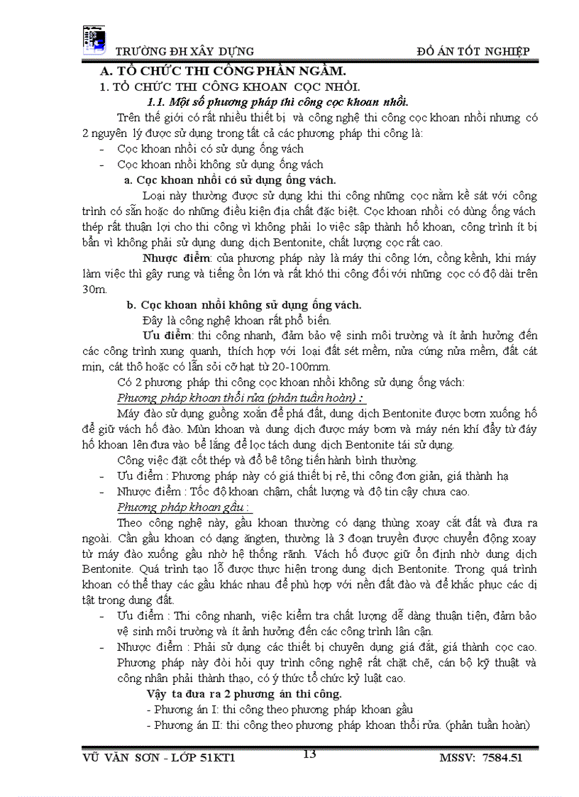 image for page Thiết kế tổ chức thi công công trình Nhà học chính A2 học viện công nghệ bưu chính viễn thông