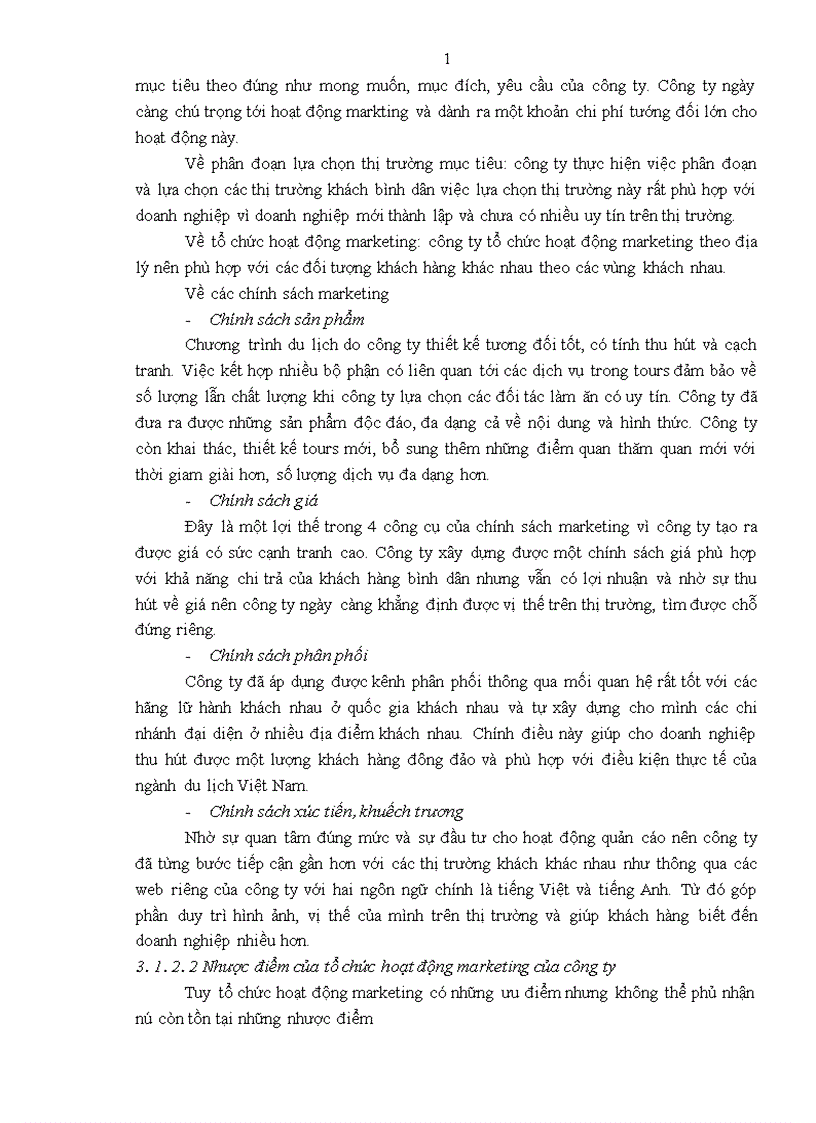 image for page Giải pháp hoàn thiện tổ chức hoạt động marketing tại công ty TNHH du lịch quốc tế Sao Bắc 1