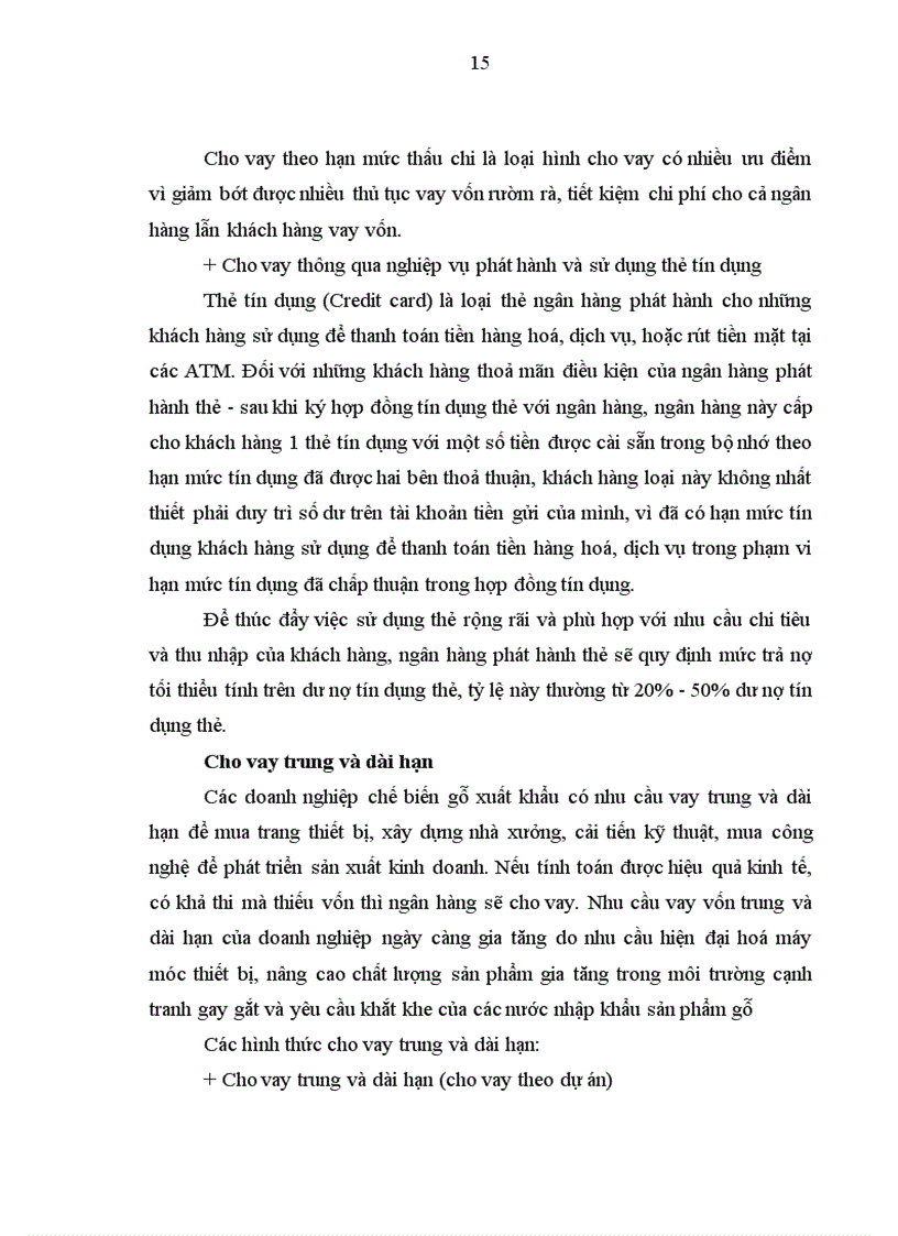 image for page Mở rộng cho vay đối với các doanh nghiệp chế biến gỗ xuất khẩu tại Ngân hàng Đầu tư và phát triển Bình Định