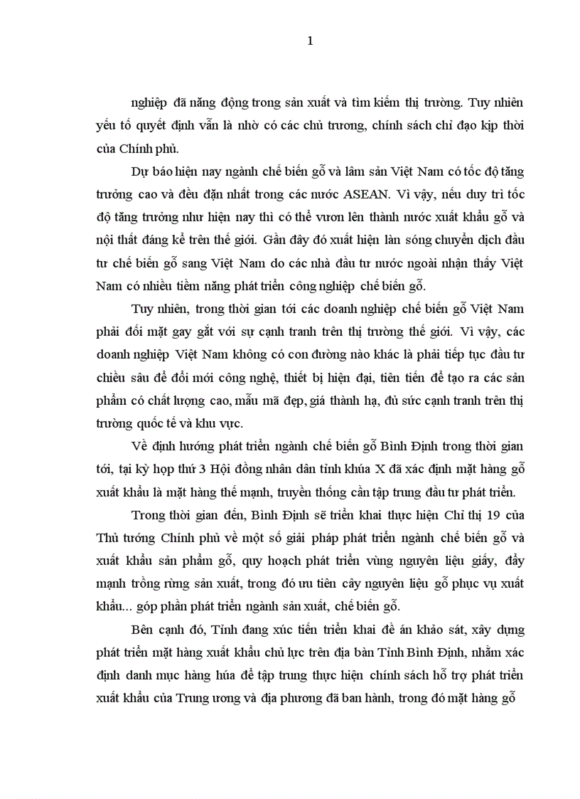 image for page Mở rộng cho vay đối với các doanh nghiệp chế biến gỗ xuất khẩu tại Ngân hàng Đầu tư và phát triển Bình Định