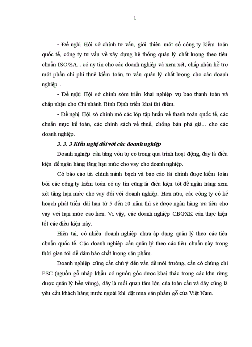 image for page Mở rộng cho vay đối với các doanh nghiệp chế biến gỗ xuất khẩu tại Ngân hàng Đầu tư và phát triển Bình Định