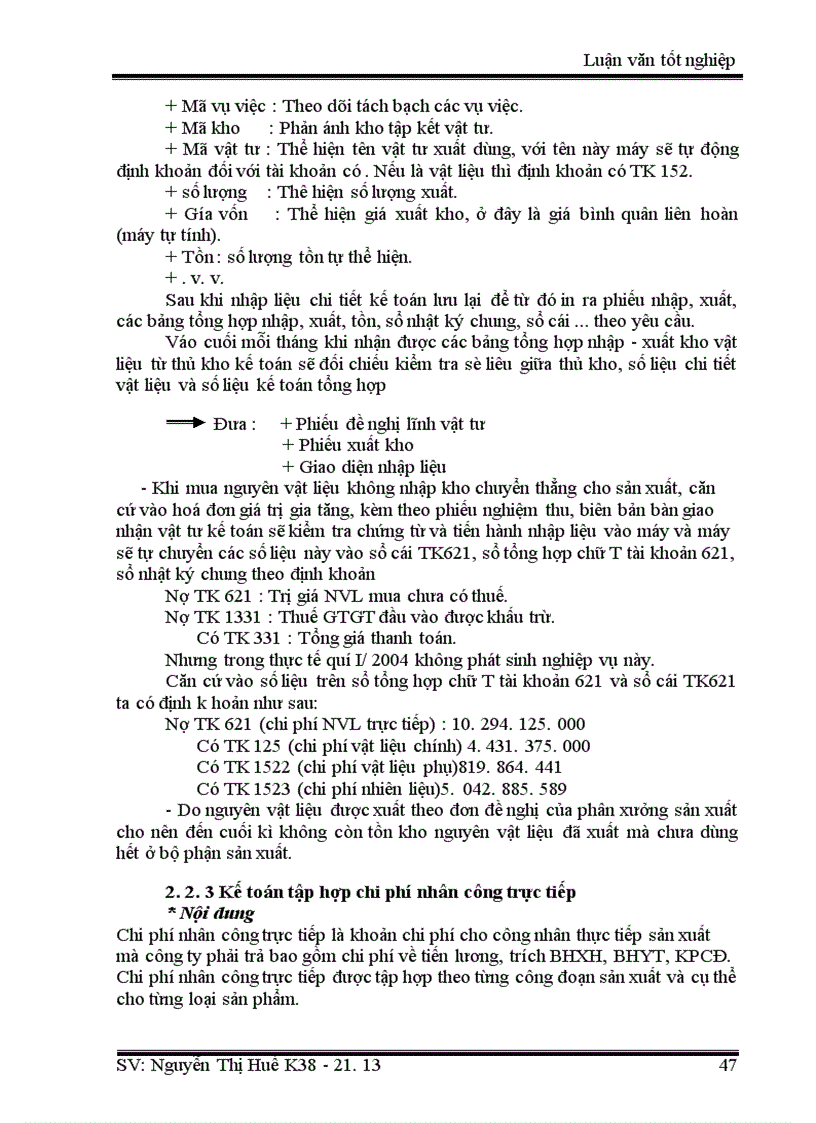 image for page Thực trạng kế toán chi phí sản suất và gíá thành sản phẩm ở Công ty Thạch Bàn 1