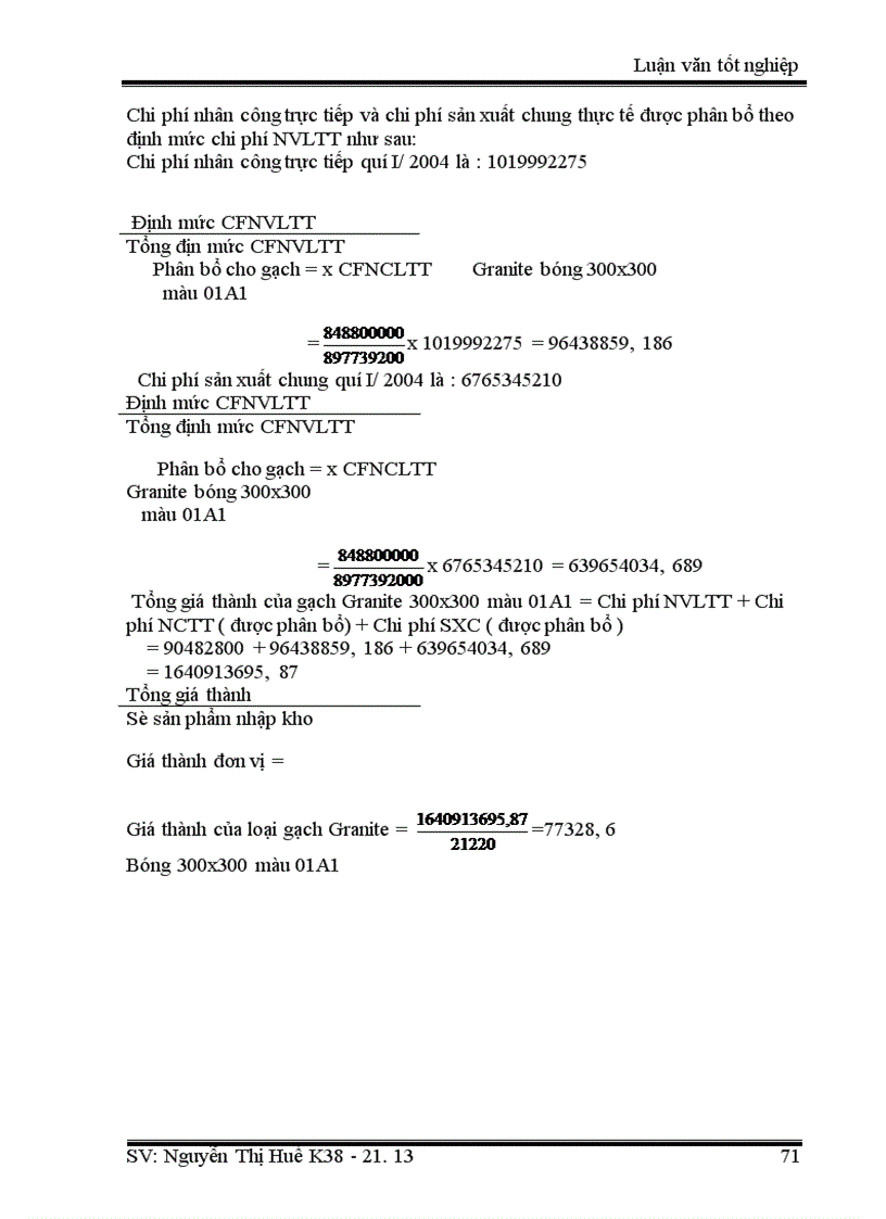 image for page Thực trạng kế toán chi phí sản suất và gíá thành sản phẩm ở Công ty Thạch Bàn 1