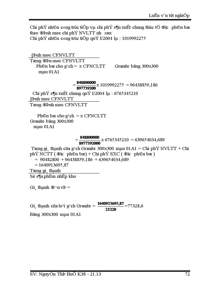 image for page Thực trạng kế toán chi phí sản suất và gíá thành sản phẩm ở Công ty Thạch Bàn 1