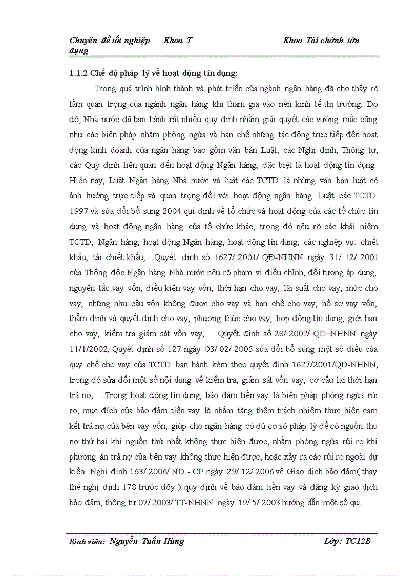 image for page Một số biện pháp nhằm phòng ngừa và hạn chế rủi ro tín dụng tại Chi nhánh Ngân hàng TMCP Ngoại thương Hà Tĩnh 1