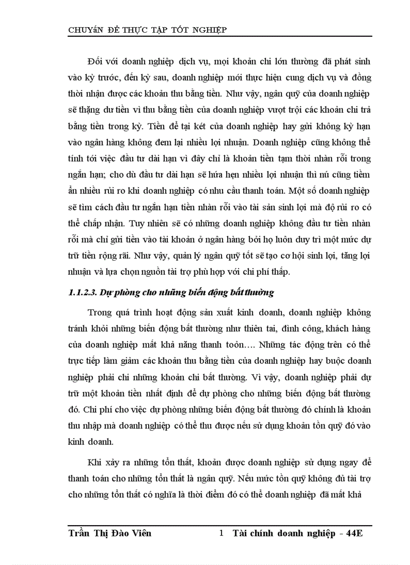 image for page Hoàn thiện công tác quản lý ngân quỹ tại công ty Điện lực 1 1