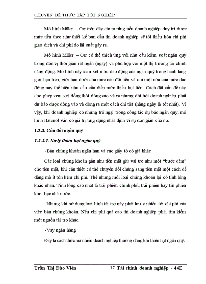 image for page Hoàn thiện công tác quản lý ngân quỹ tại công ty Điện lực 1 1