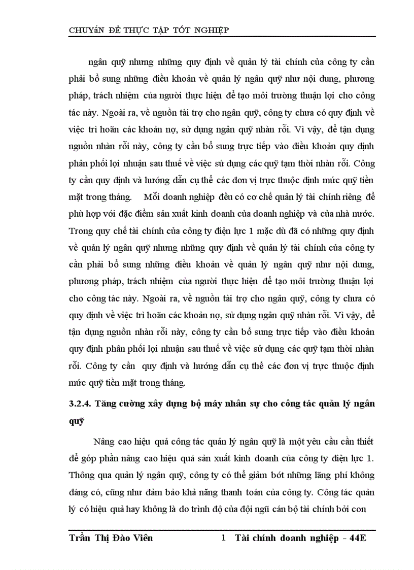 image for page Hoàn thiện công tác quản lý ngân quỹ tại công ty Điện lực 1 1