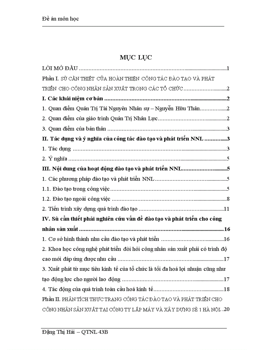 image for page Hoàn thiện công tác đào tạo và phát triển cho công nhân sản xuất tại công ty Lắp máy và Xây dựng số 1 Hà Nội 1