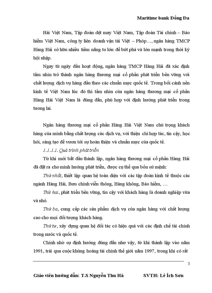 image for page Hoạt động cơ bản của chi nhánh ngân hàng thương mại cổ phần hàng hải đống đa