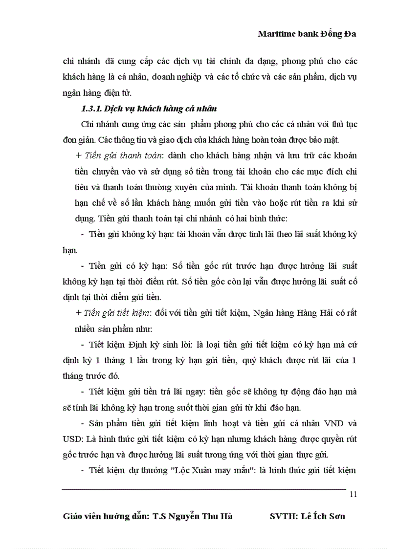 image for page Hoạt động cơ bản của chi nhánh ngân hàng thương mại cổ phần hàng hải đống đa
