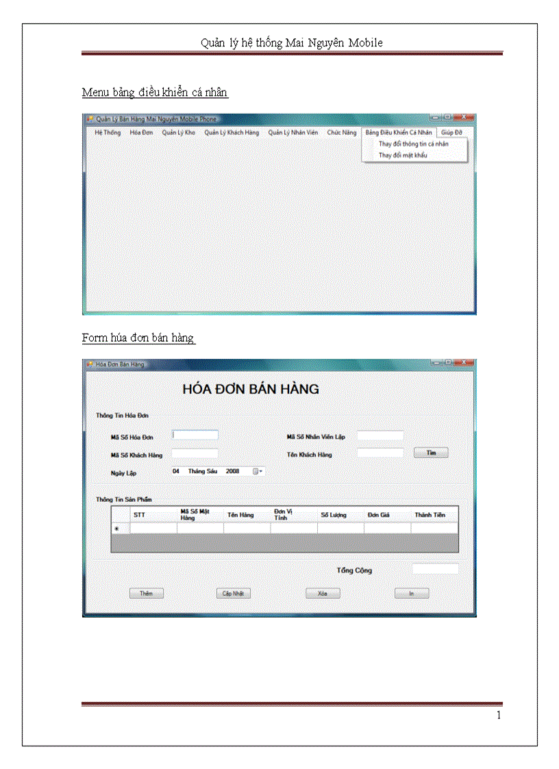 image for page Quản lý hệ thống Mai Nguyên Mobile 1
