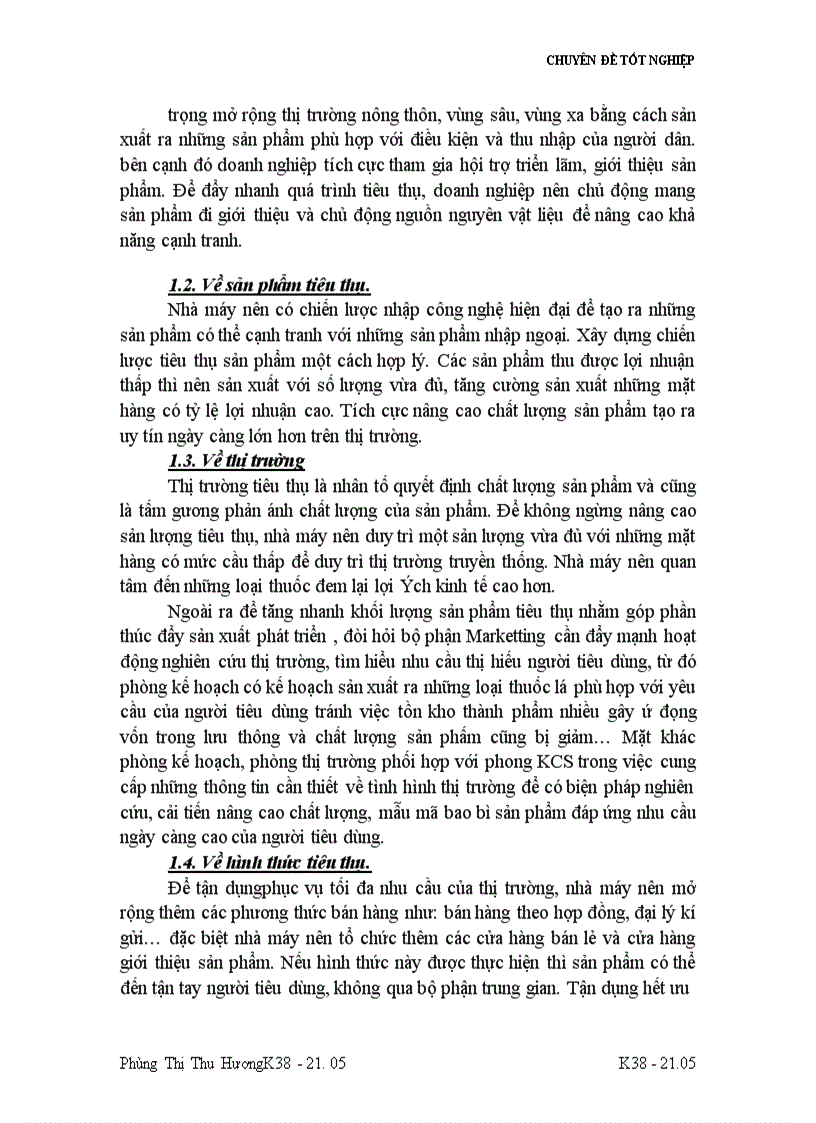 image for page Tổ chức công tác kế toán thành phẩm và tiêu thụ thành phẩm ở nhà máy thuốc lá Thăng Long 1