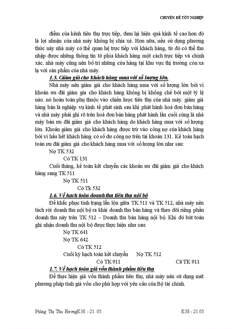 image for page Tổ chức công tác kế toán thành phẩm và tiêu thụ thành phẩm ở nhà máy thuốc lá Thăng Long 1