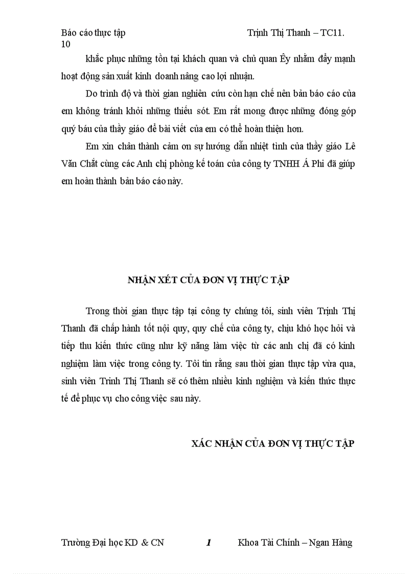 image for page Thực trạng về hoạt động kinh doanh và tình hình lợi nhuận của công ty TNHH á Phi 1