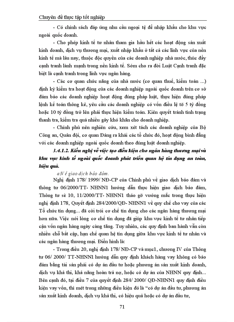 image for page Giải pháp nâng cao chất lượng tín dụng đối với kinh tế ngoài quốc doanh tại Sở giao dịch I Ngân hàng Đầu tư và Phát triển Việt Nam 1