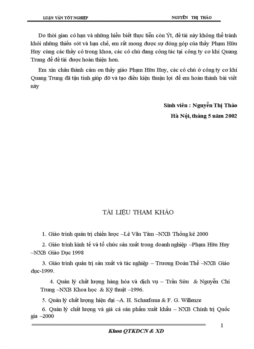 image for page Biện pháp nâng cao chất lượng sản phẩm ở công ty cơ khí Quang Trung 1