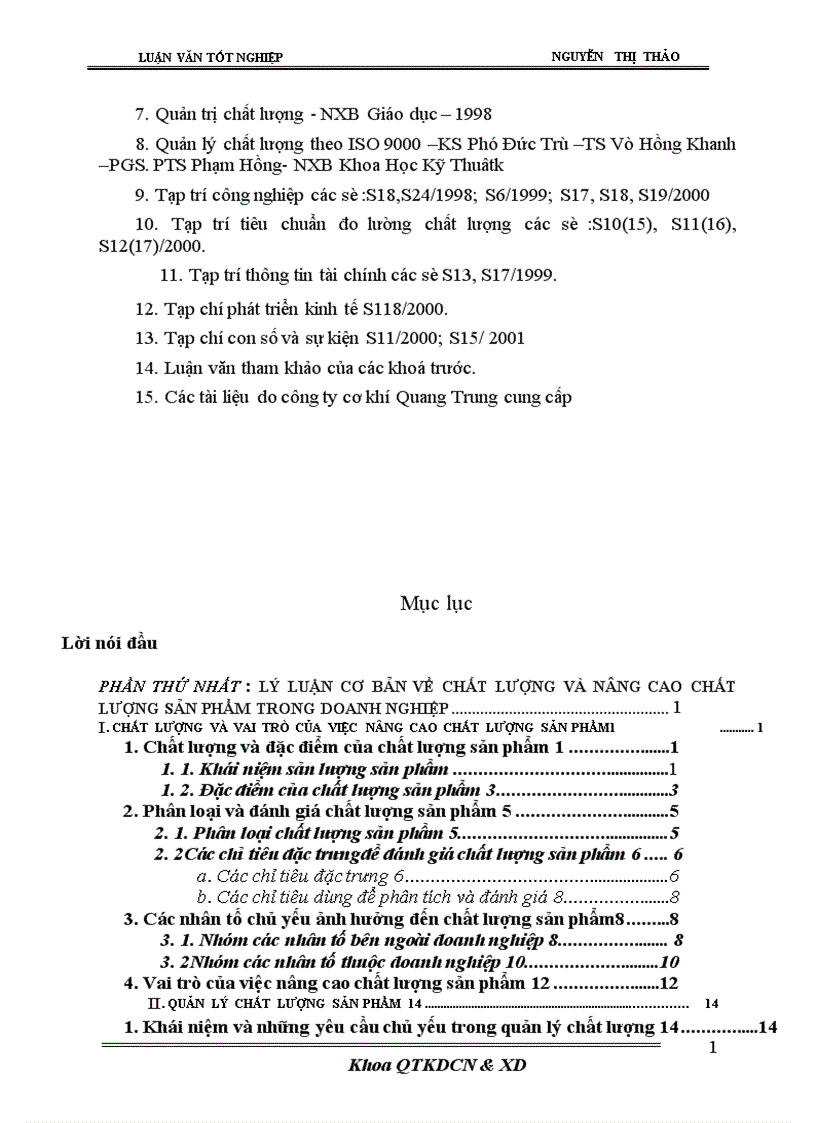 image for page Biện pháp nâng cao chất lượng sản phẩm ở công ty cơ khí Quang Trung 1