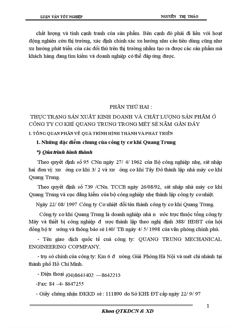 image for page Biện pháp nâng cao chất lượng sản phẩm ở công ty cơ khí Quang Trung 1