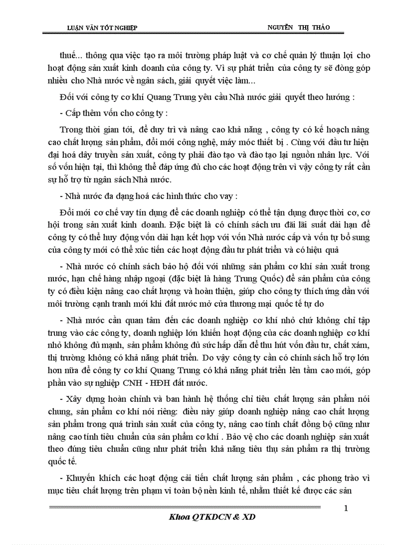 image for page Biện pháp nâng cao chất lượng sản phẩm ở công ty cơ khí Quang Trung 1