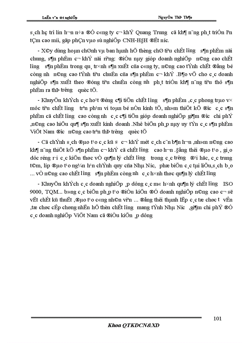 image for page Biện pháp nâng cao chất lượng sản phẩm ở công ty cơ khí Quang Trung 1