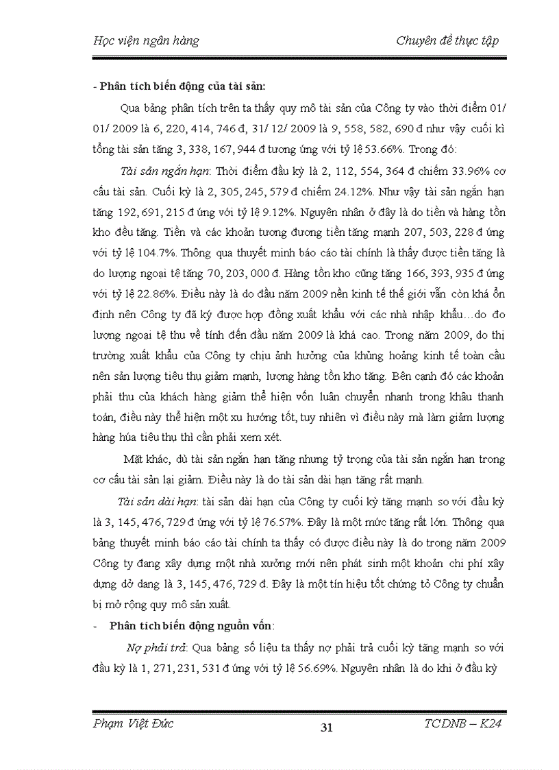 image for page Phân tích tài chính doanh nghiệp tại Công ty TNHH Quang Trung thực trạng và giải pháp 1