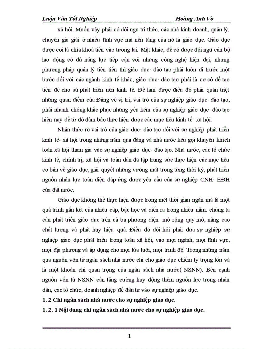 image for page Thực trạng quản lý chi ngân sách nhà nước cho sự nghiệp giáo dục PTTH trên địa bàn tỉnh Phú Thọ thời gian qua