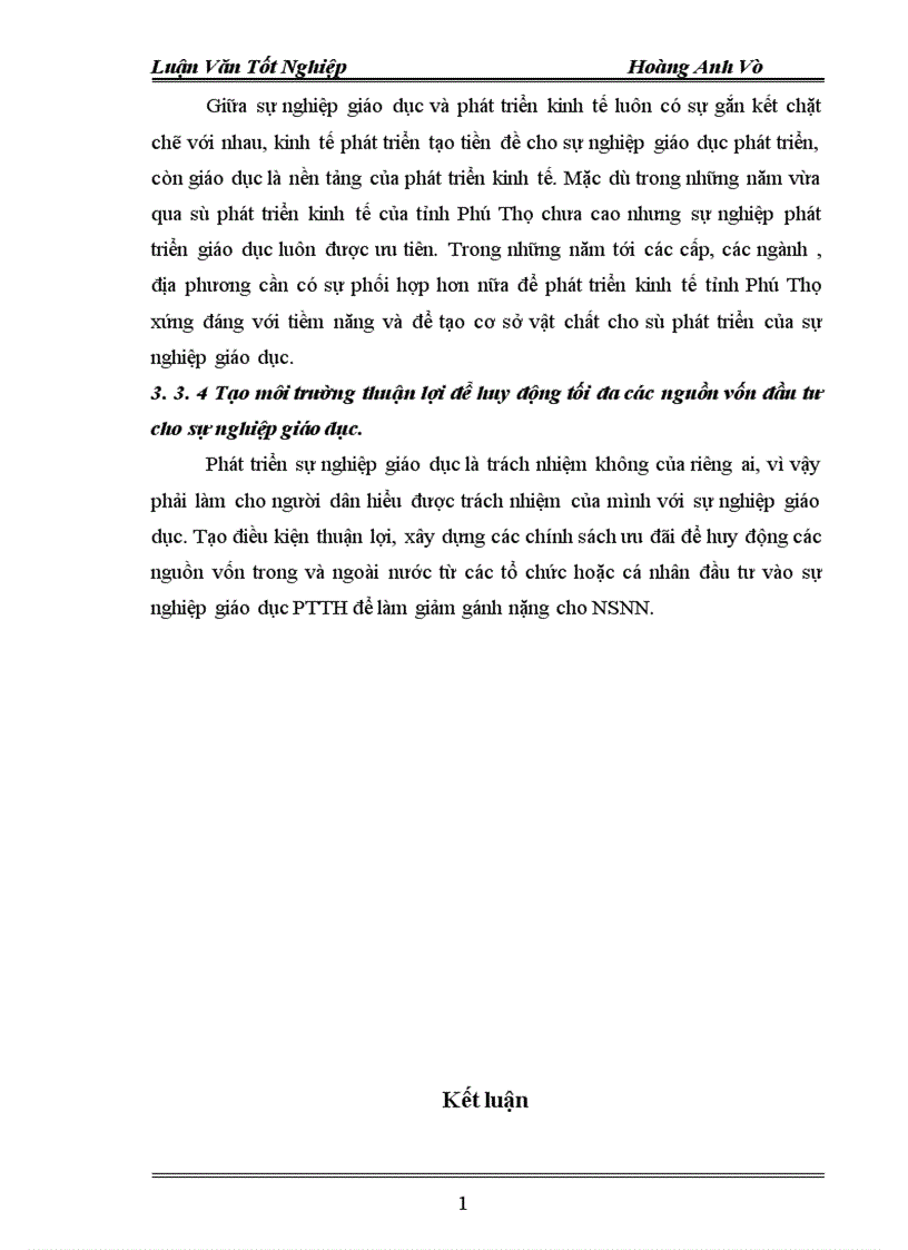 image for page Thực trạng quản lý chi ngân sách nhà nước cho sự nghiệp giáo dục PTTH trên địa bàn tỉnh Phú Thọ thời gian qua