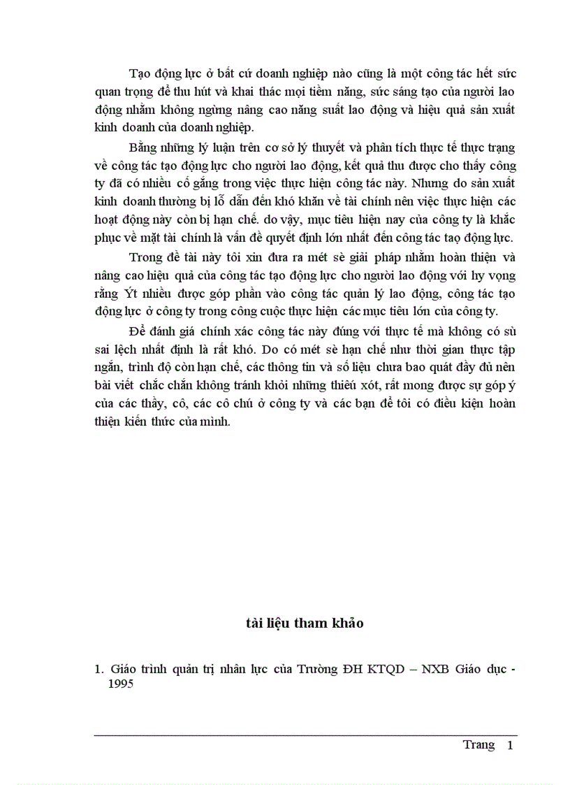 image for page Một số giải pháp nhằm nâng cao hiệu quả công tác tạo động lực cho người lao động tại công ty Xây dựng số 4 1