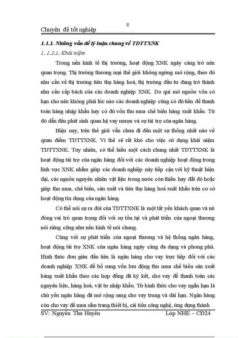 image for page Giải pháp mở rộng hoạt động tín dụng tài trợ xuất nhập khẩu tại Vietcombank chi nhánh Ba Đình 1