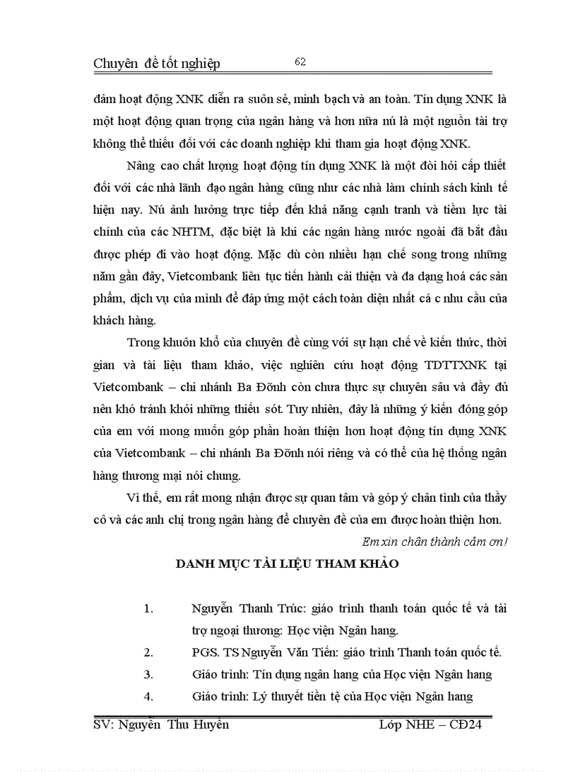 image for page Giải pháp mở rộng hoạt động tín dụng tài trợ xuất nhập khẩu tại Vietcombank chi nhánh Ba Đình 1