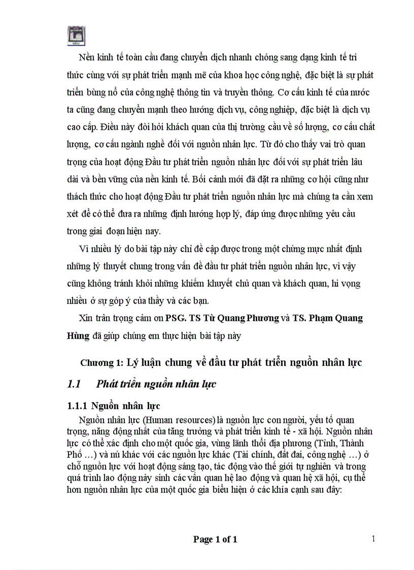 image for page Đầu tư phát triển nguồn nhân lực