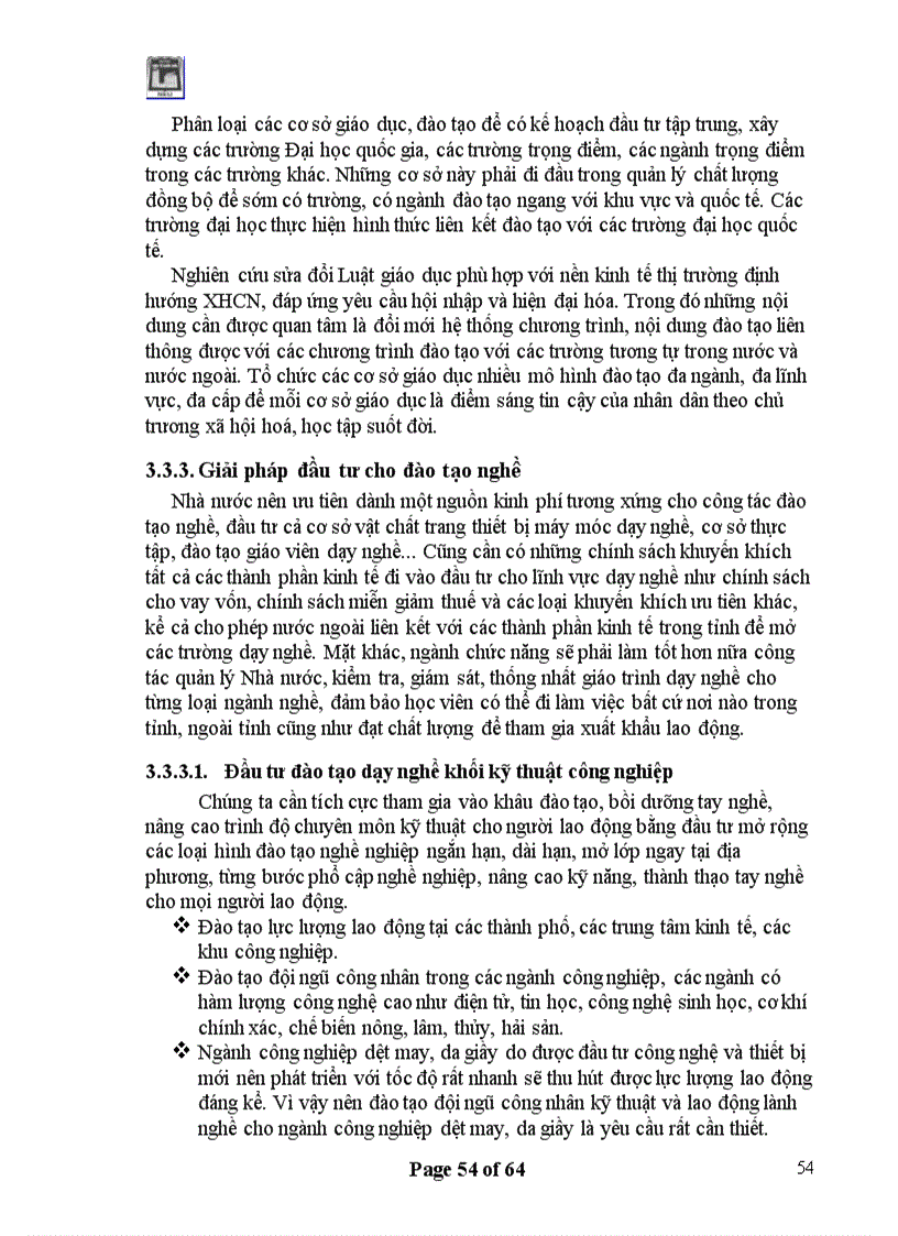 image for page Đầu tư phát triển nguồn nhân lực