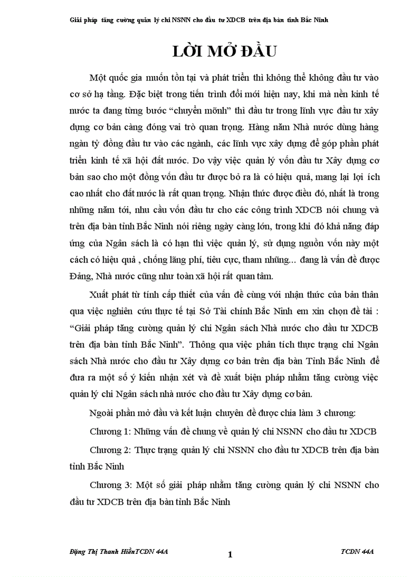 image for page Giải pháp tăng cường quản lý chi Ngân sách Nhà nước cho đầu tư XDCB trên địa bàn tỉnh Bắc Ninh