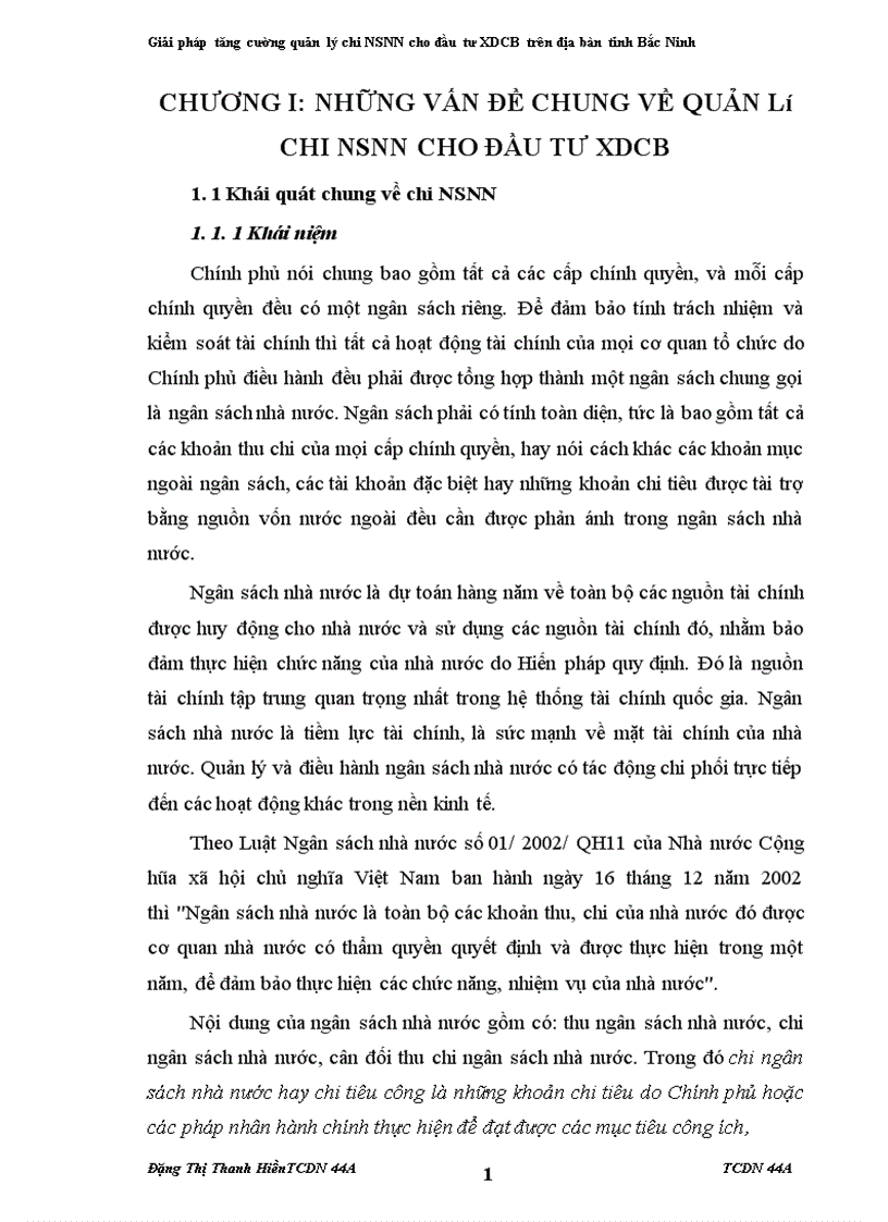 image for page Giải pháp tăng cường quản lý chi Ngân sách Nhà nước cho đầu tư XDCB trên địa bàn tỉnh Bắc Ninh