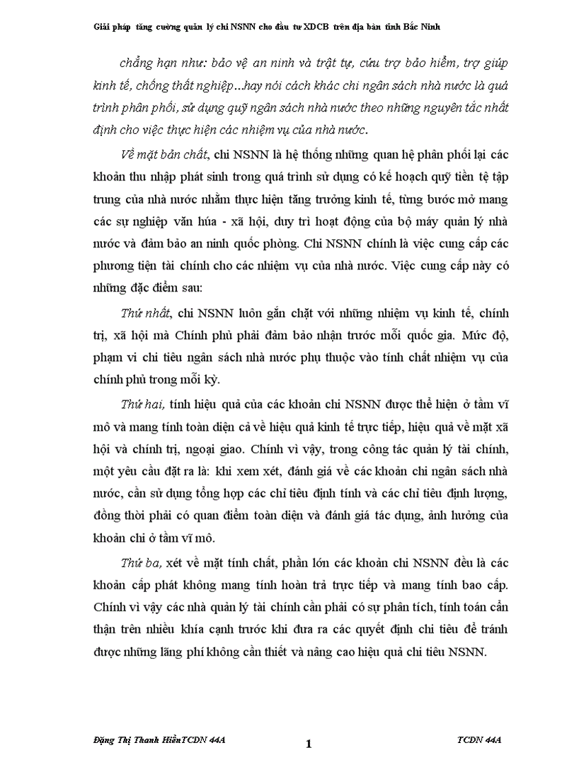 image for page Giải pháp tăng cường quản lý chi Ngân sách Nhà nước cho đầu tư XDCB trên địa bàn tỉnh Bắc Ninh