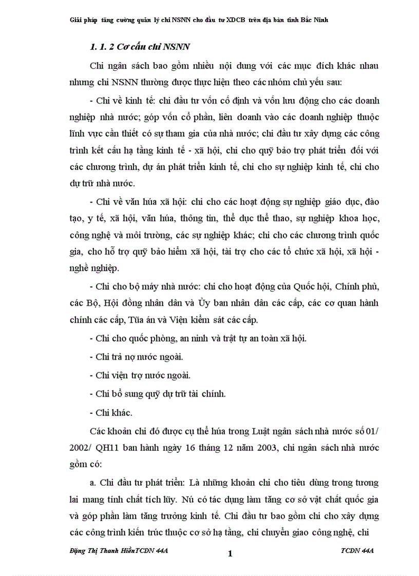 image for page Giải pháp tăng cường quản lý chi Ngân sách Nhà nước cho đầu tư XDCB trên địa bàn tỉnh Bắc Ninh