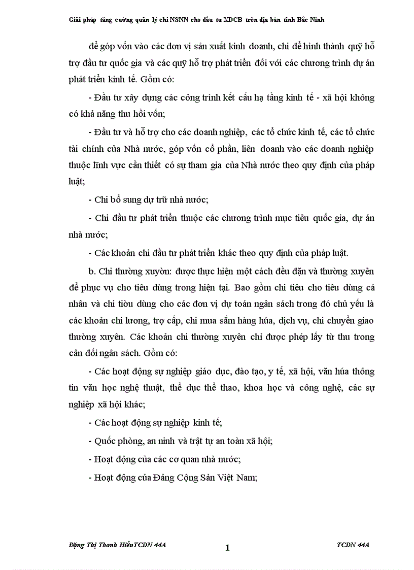 image for page Giải pháp tăng cường quản lý chi Ngân sách Nhà nước cho đầu tư XDCB trên địa bàn tỉnh Bắc Ninh