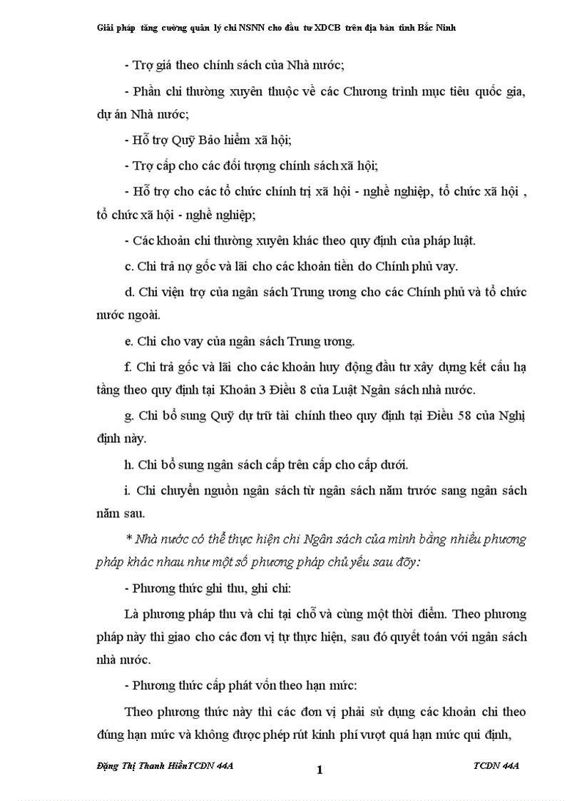 image for page Giải pháp tăng cường quản lý chi Ngân sách Nhà nước cho đầu tư XDCB trên địa bàn tỉnh Bắc Ninh